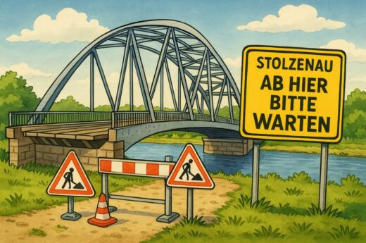Brücke fertig, aber keiner darf drüber - Stolzenau wartet auf die Straße