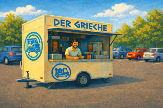 Der Grieche den man manchmal beim Einkaufen findet