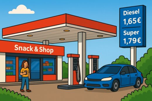 Esso Station in Marklohe - Snack und Shop