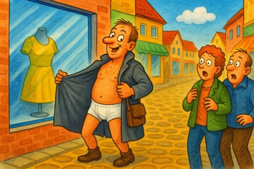 Freizügiger Ausflug - Verdener zeigt in Nienburg mehr als nötig