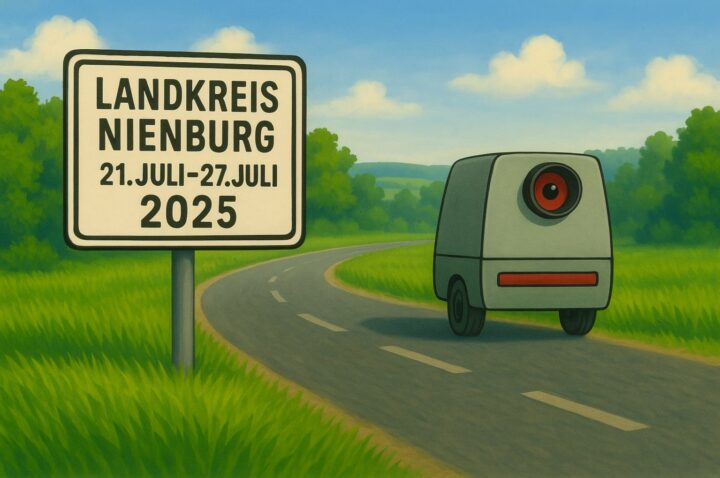 Jetzt lächeln bitte - Vom 21. bis 27. Juli 2025 knipst der Landkreis jede Raserei für die Nachwelt