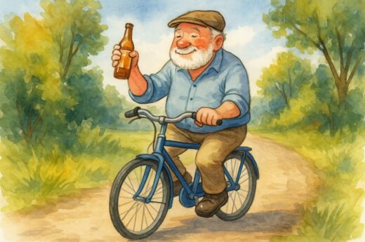 Mit 2,6 Promille auf dem Drahtesel erwischt