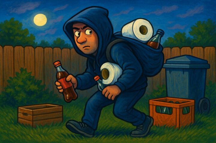 Nienburgs seltsamster Dieb klaut Cola, Klopapier und Pfandflaschen