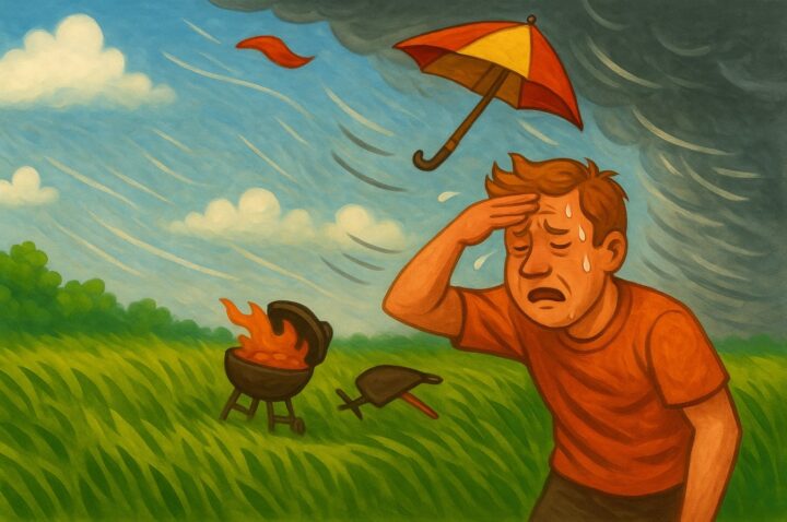 Sturmwarnung am 2. Juli 2025 - Nienburg droht der Sommer davonzufliegen