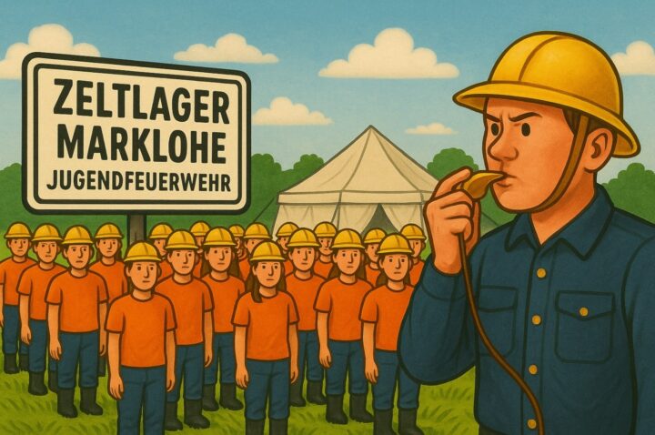 Zeltlager in Marklohe - Jugendfeuerwehr übt das geordnete Chaos